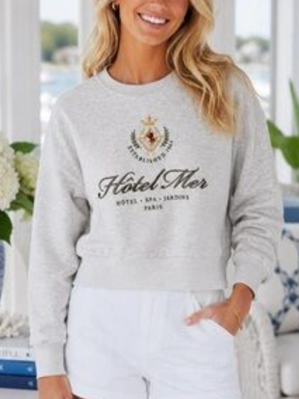 Abercrombie & FitchSweatshirt - grey (S)